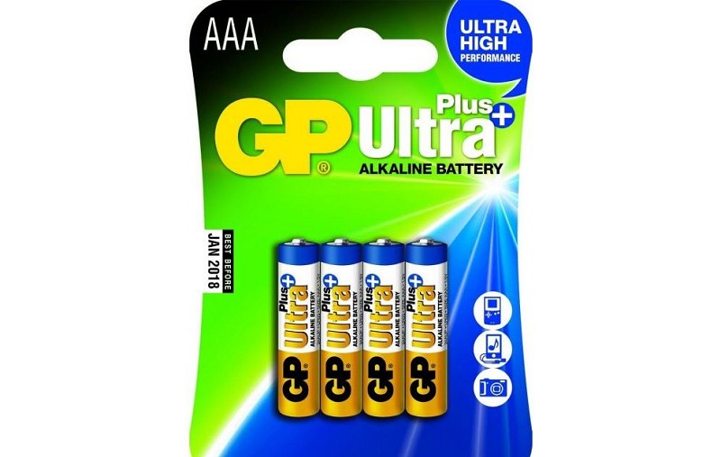 Batterij Alkaline AAA. Per Set á 4